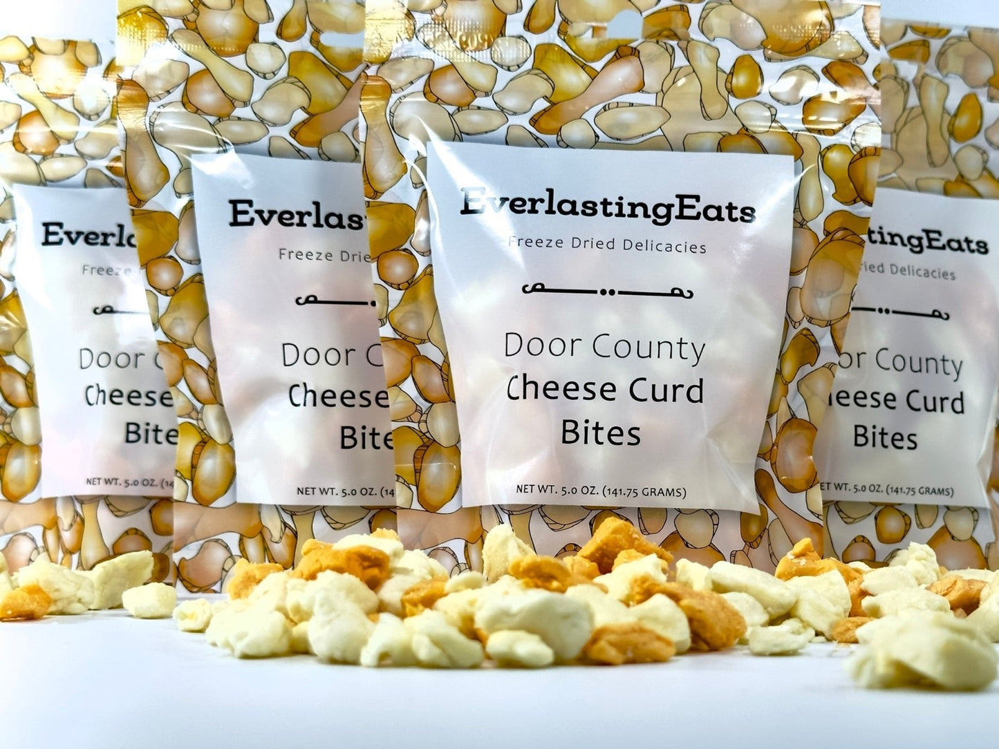 Freeze Dried Cheese Curds 5.0 oz Bag Heatlhy Snack Multiple - EverlastingEats