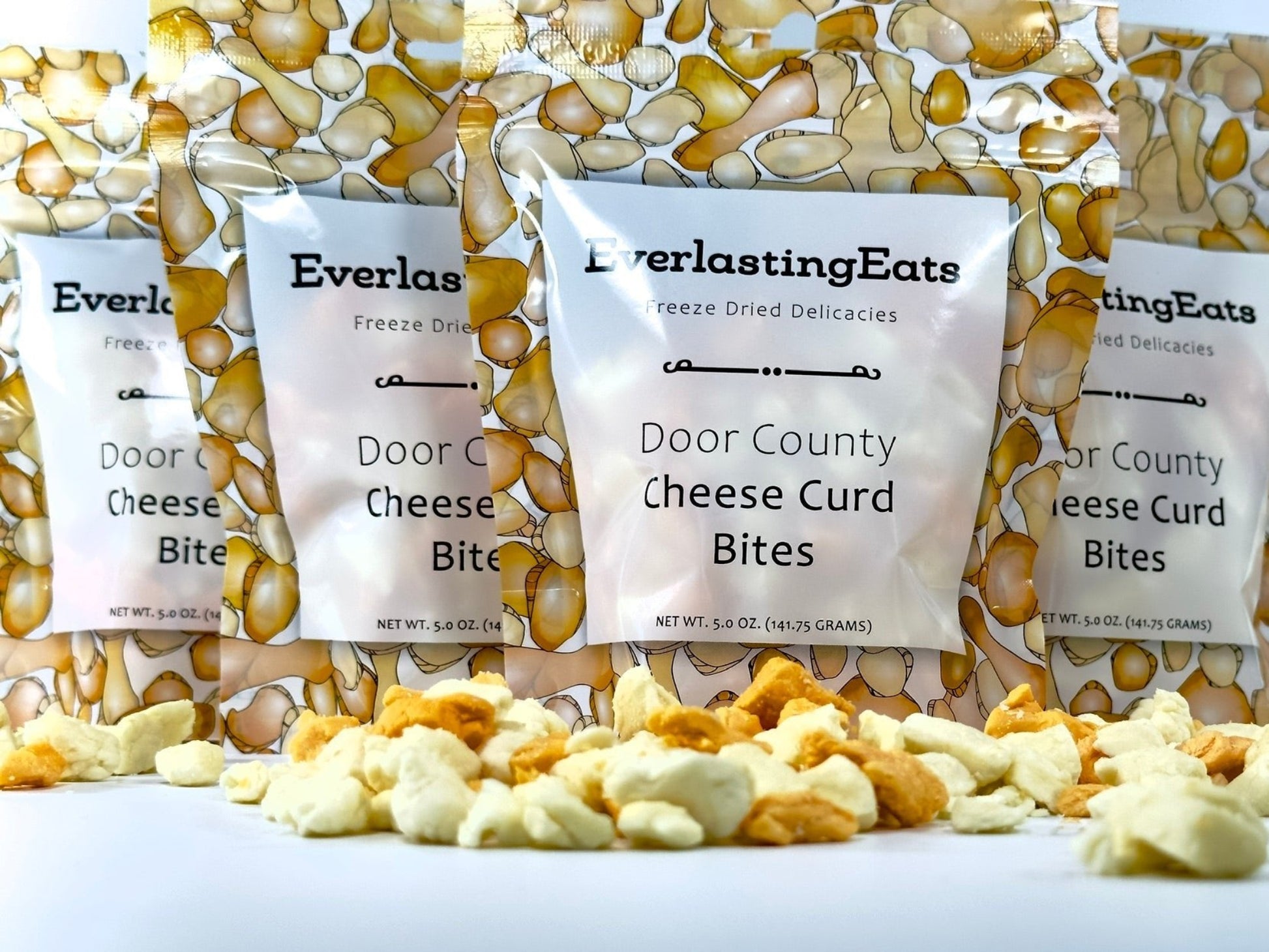 Freeze Dried Cheese Curds 5.0 oz Bag Heatlhy Snack Multiple - EverlastingEats