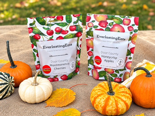 Freeze-Dried Cherry and Honeycrisp Apple Eight Pack - Best Value!