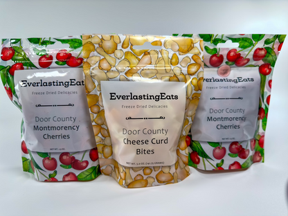 Freeze Dried Foods Bundle - Cherries & Cheese Healthy Snack - EverlastingEats