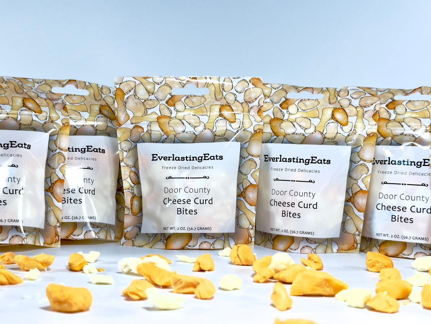 Freeze Dried Cheese Curd Bites – Crunchy High-Protein Snack | No Refrigeration Needed