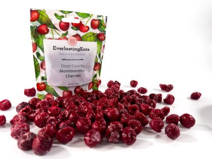 Feeze Dried Cherries Lightly Salted Healthy Snack 0.5 oz bag Front - EverlastingEats