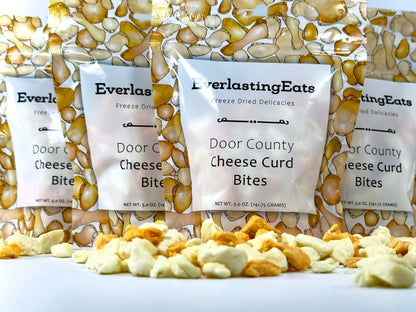 Freeze Dried Cheese Curds 5.0 oz Bag Heatlhy Snack Multiple - EverlastingEats