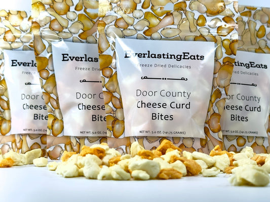 Freeze Dried Cheese Curds 5.0 oz Bag Heatlhy Snack Multiple - EverlastingEats